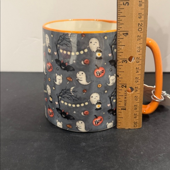 10 STRAWBERRY STREET HALLOWEEN/FALL COFFEE MUG w/ GHOSTS CATS BATS PUMPKINS- NEW - Picture 8 of 11